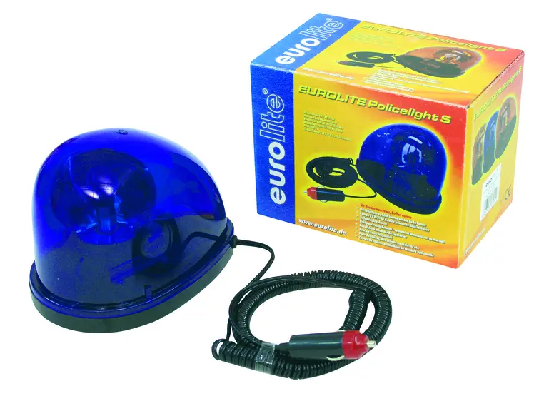 EUROLITE Police beacon STA-1221, blue, 12V/21W 